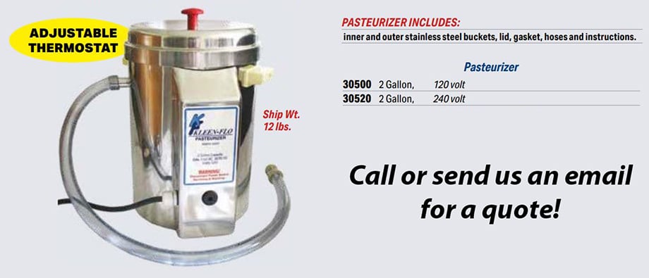 2 Gallon Kleen Flo Pasteurizer