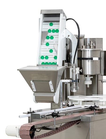 screw cap hopper on
